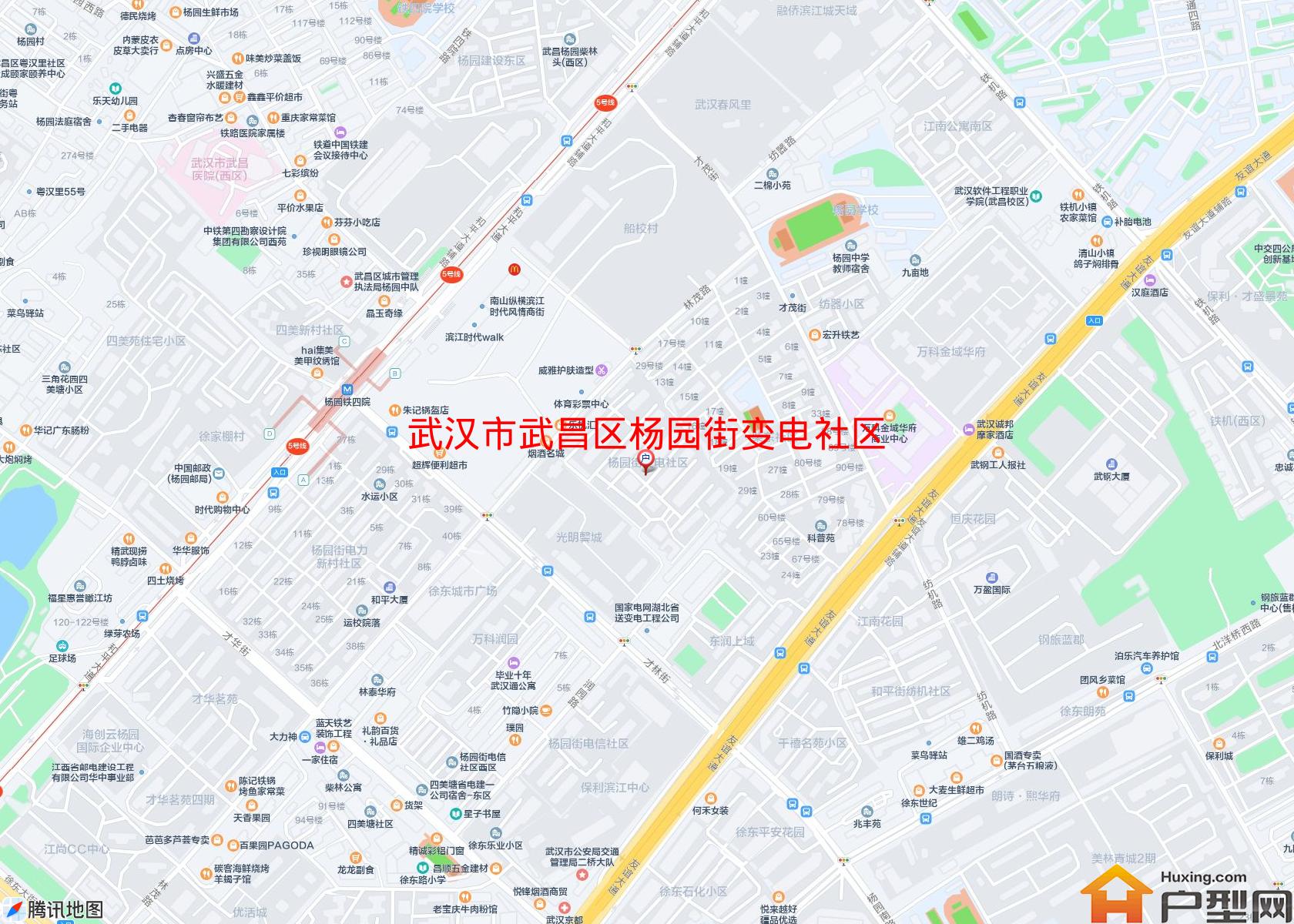 武昌区杨园街变电社区小区 - 户型网