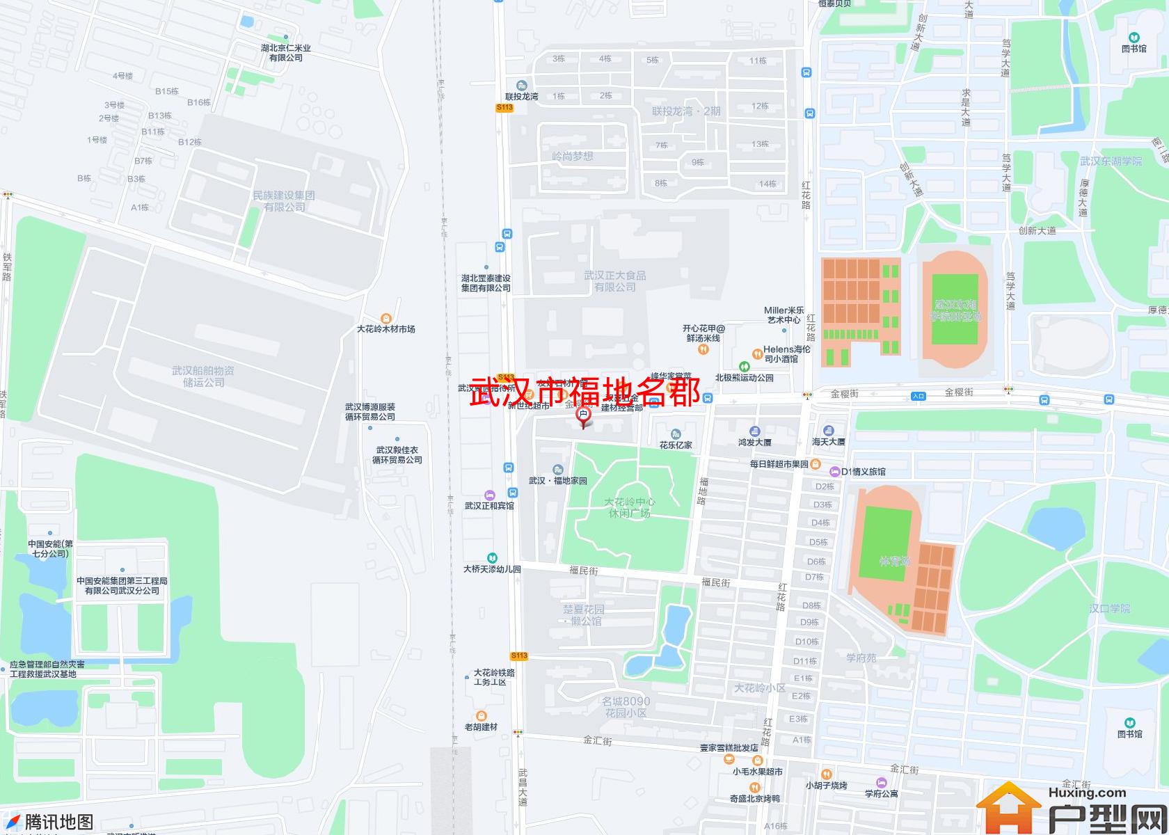 福地名郡小区 - 户型网