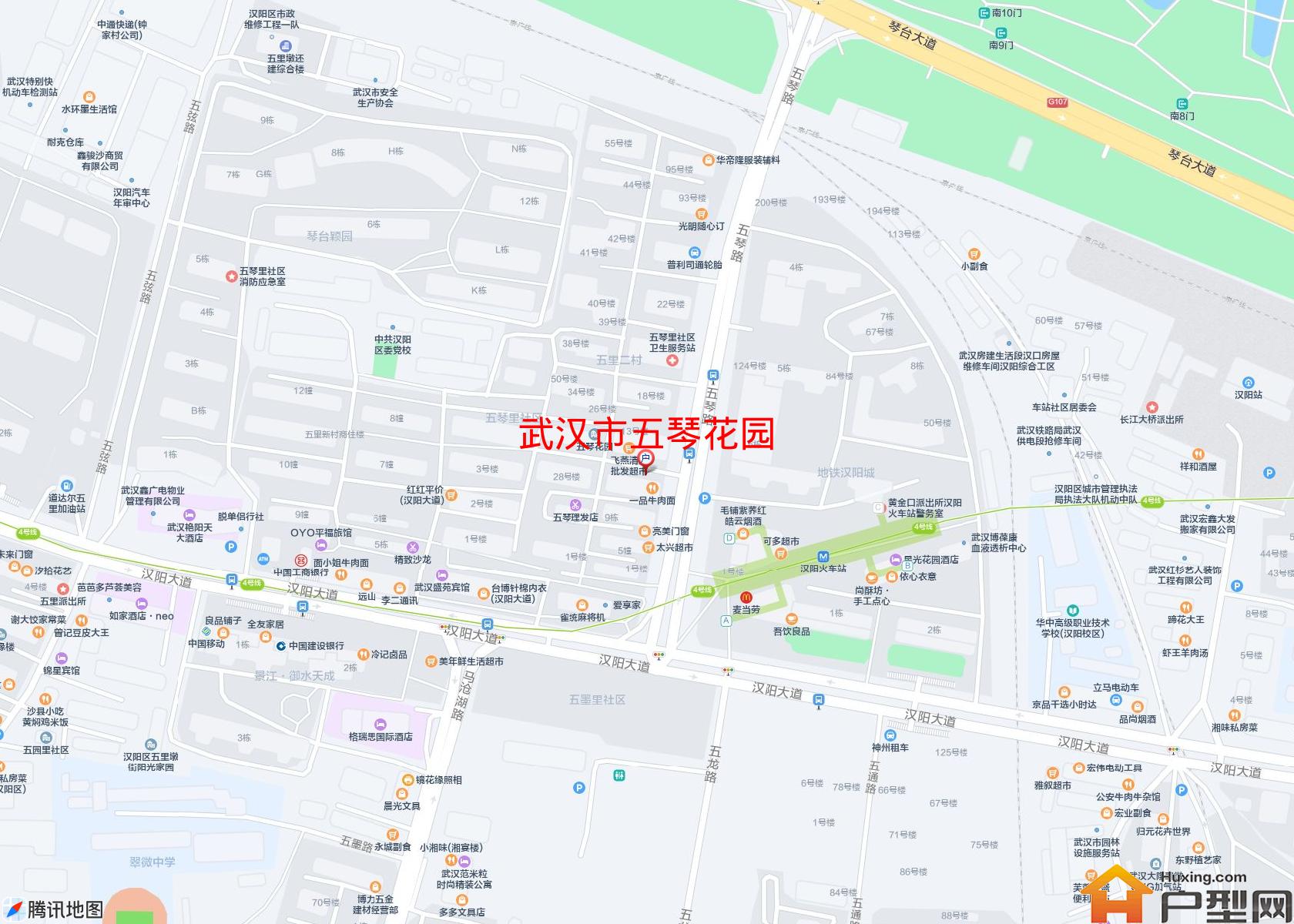 五琴花园小区 - 户型网 五琴花园小区 - 户型网