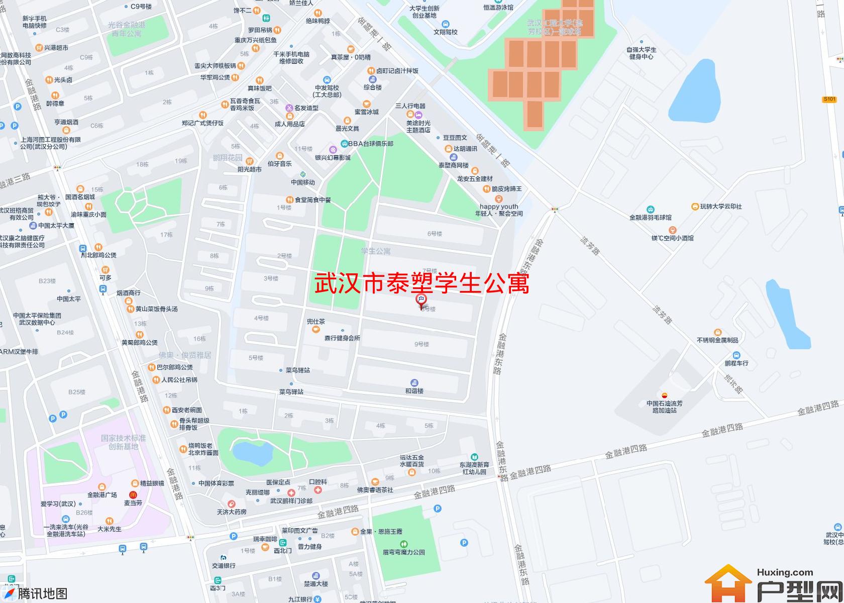 泰塑学生公寓小区 - 户型网