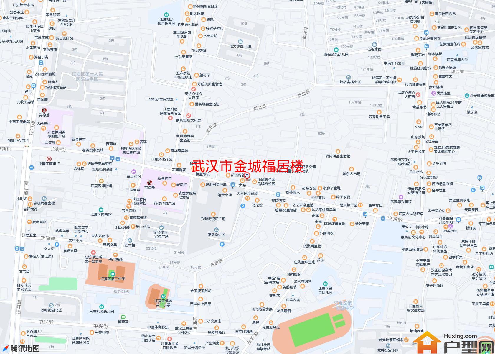 金城福居楼小区 - 户型网
