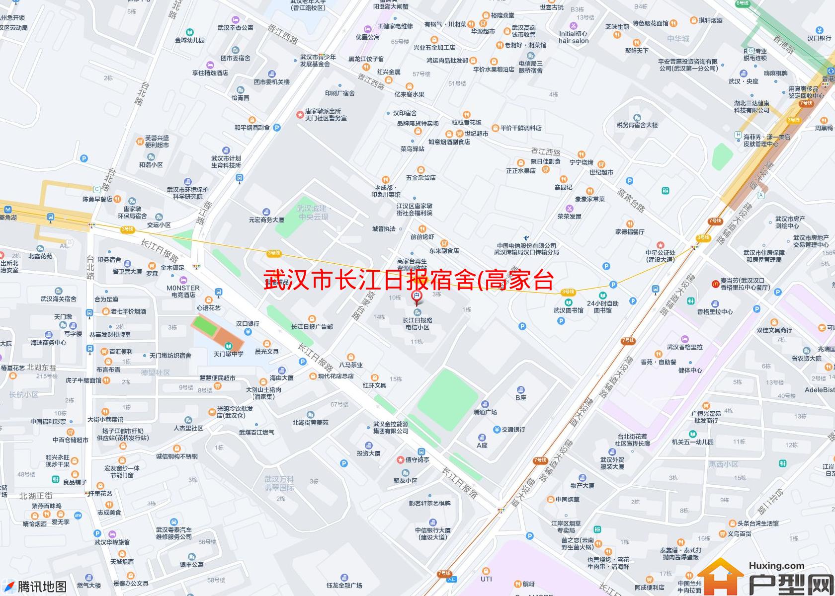 长江日报宿舍(高家台路)小区 - 户型网