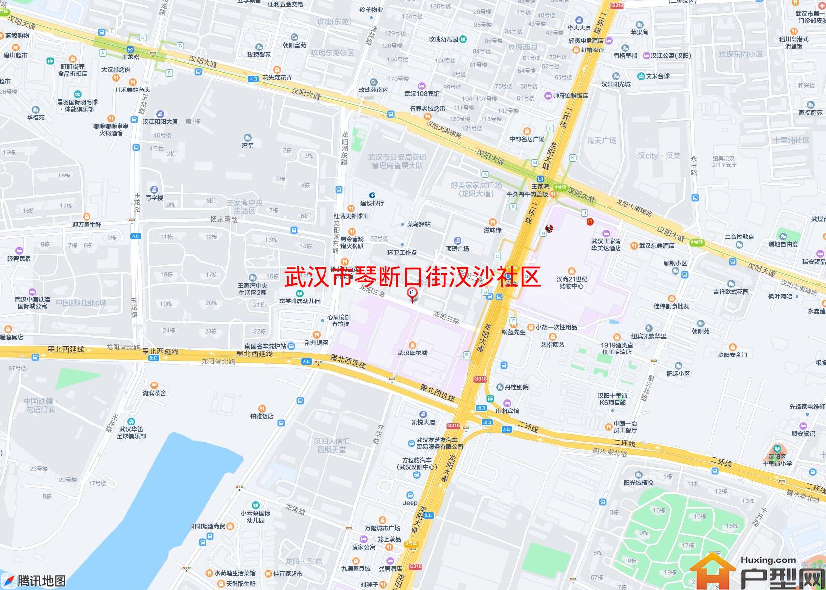 琴断口街汉沙社区小区 - 户型网