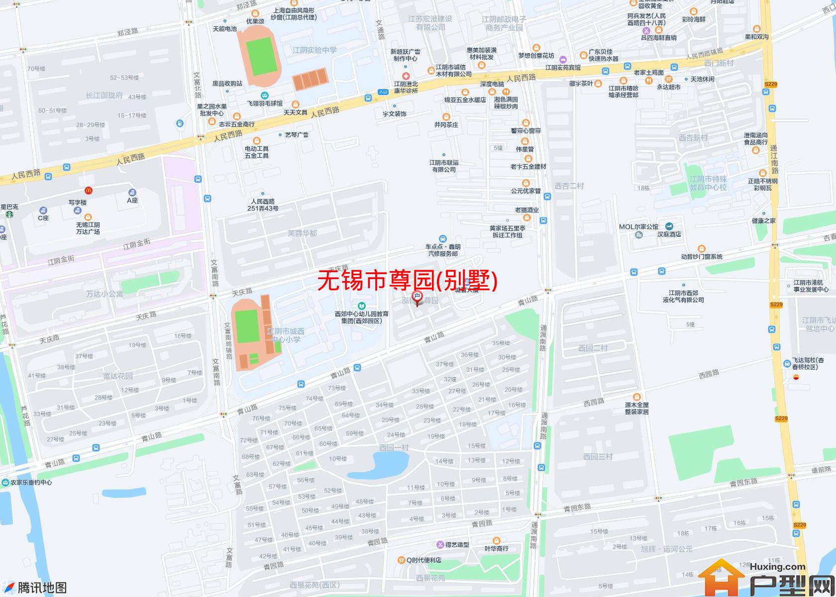 尊园(别墅)小区 - 户型网