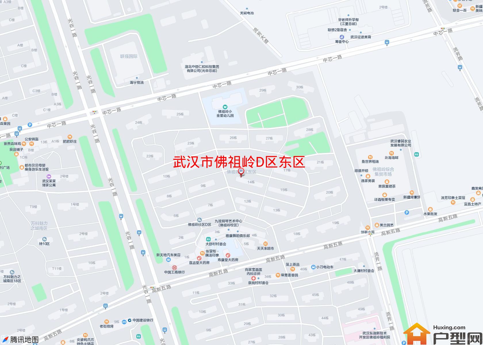 佛祖岭D区东区小区 - 户型网