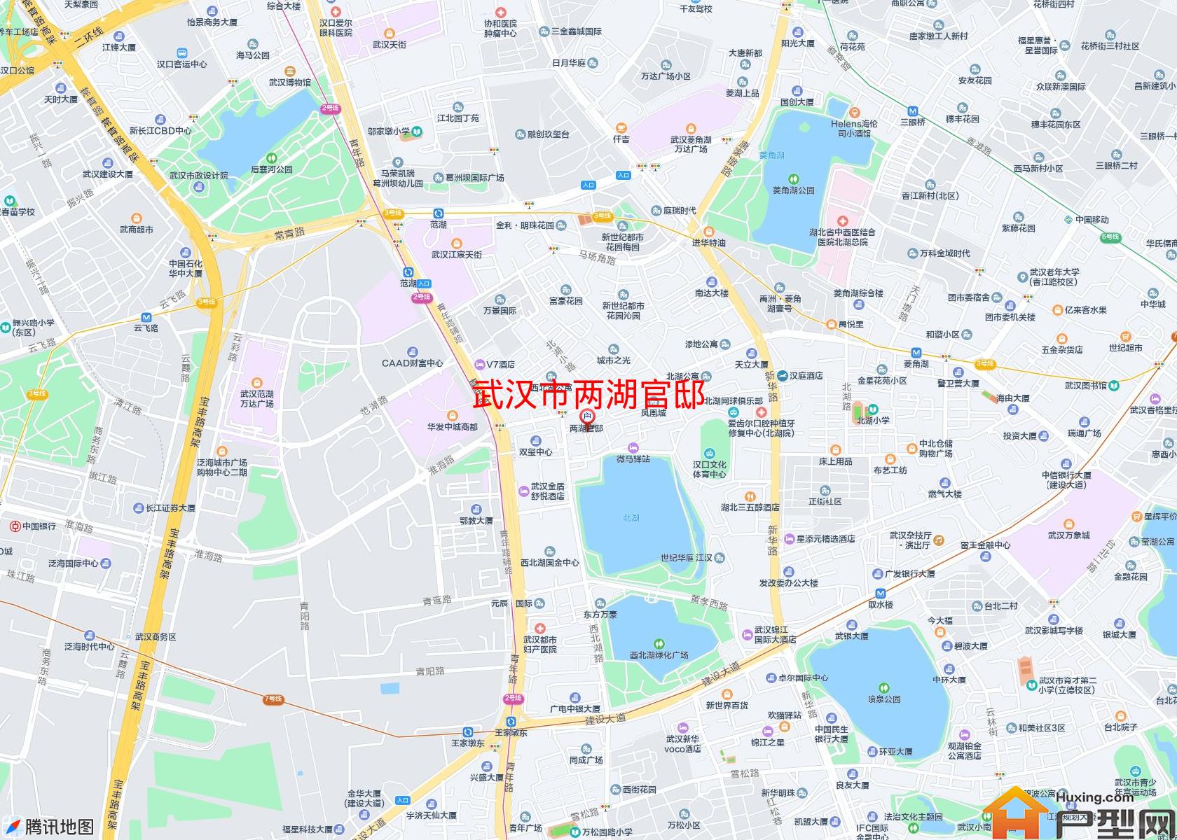 两湖官邸小区 - 户型网