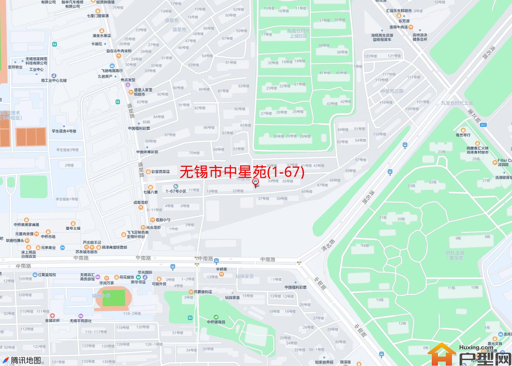 中星苑(1-67)小区 - 户型网
