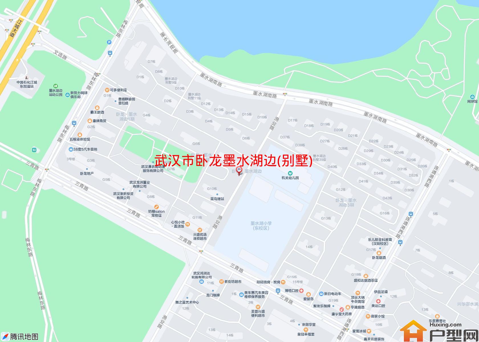 卧龙墨水湖边(别墅)小区 - 户型网