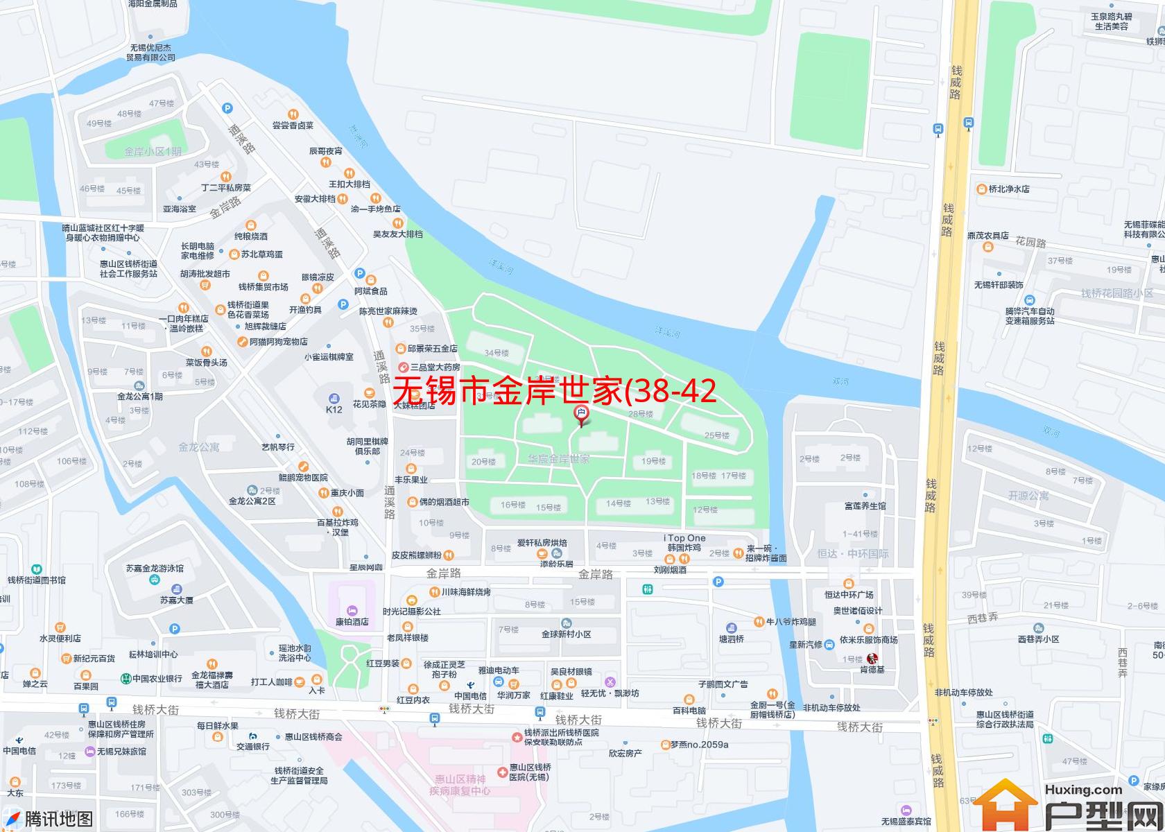 金岸世家(38-42)小区 - 户型网
