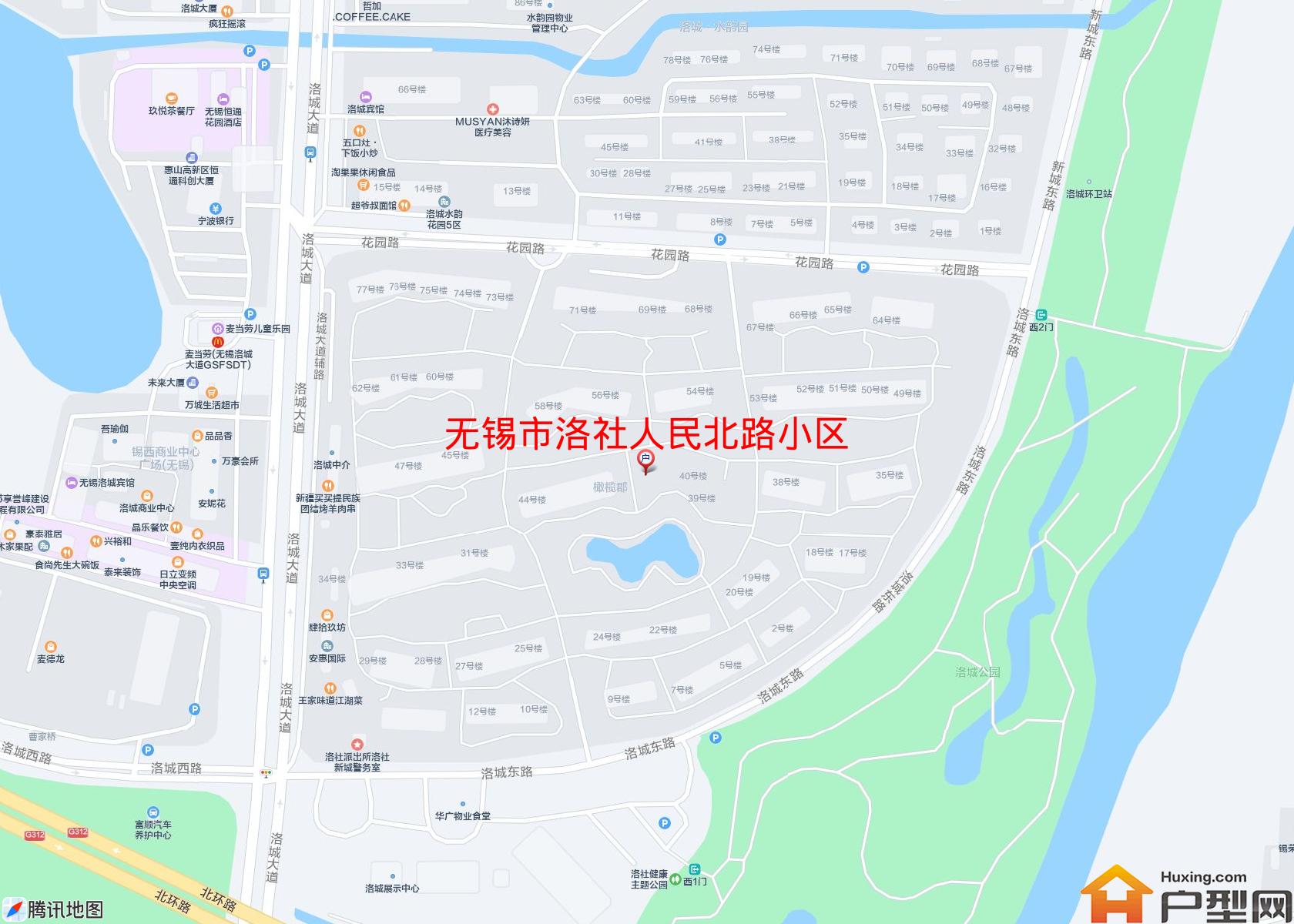 洛社人民北路小区小区 - 户型网