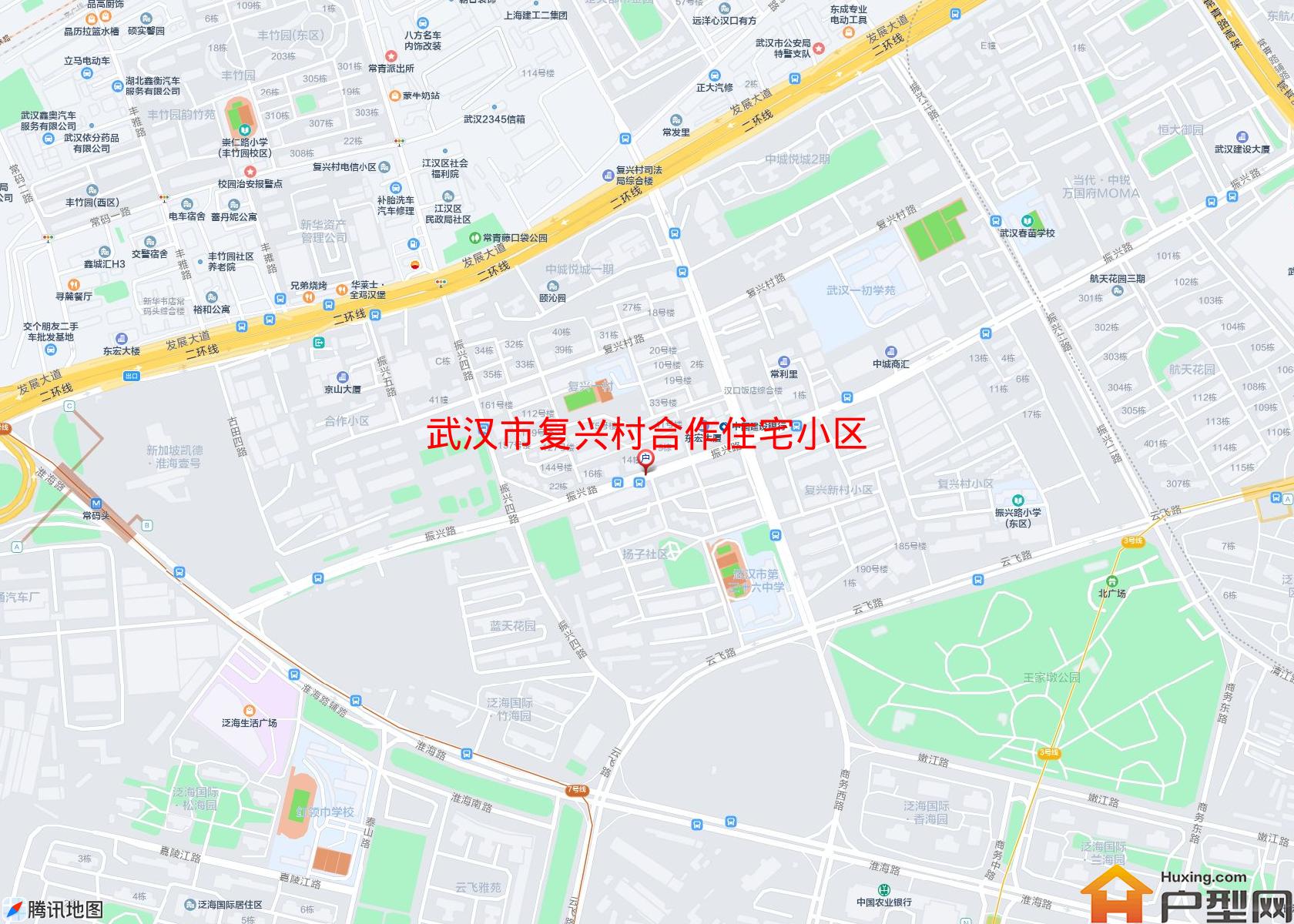 复兴村合作住宅小区小区 - 户型网