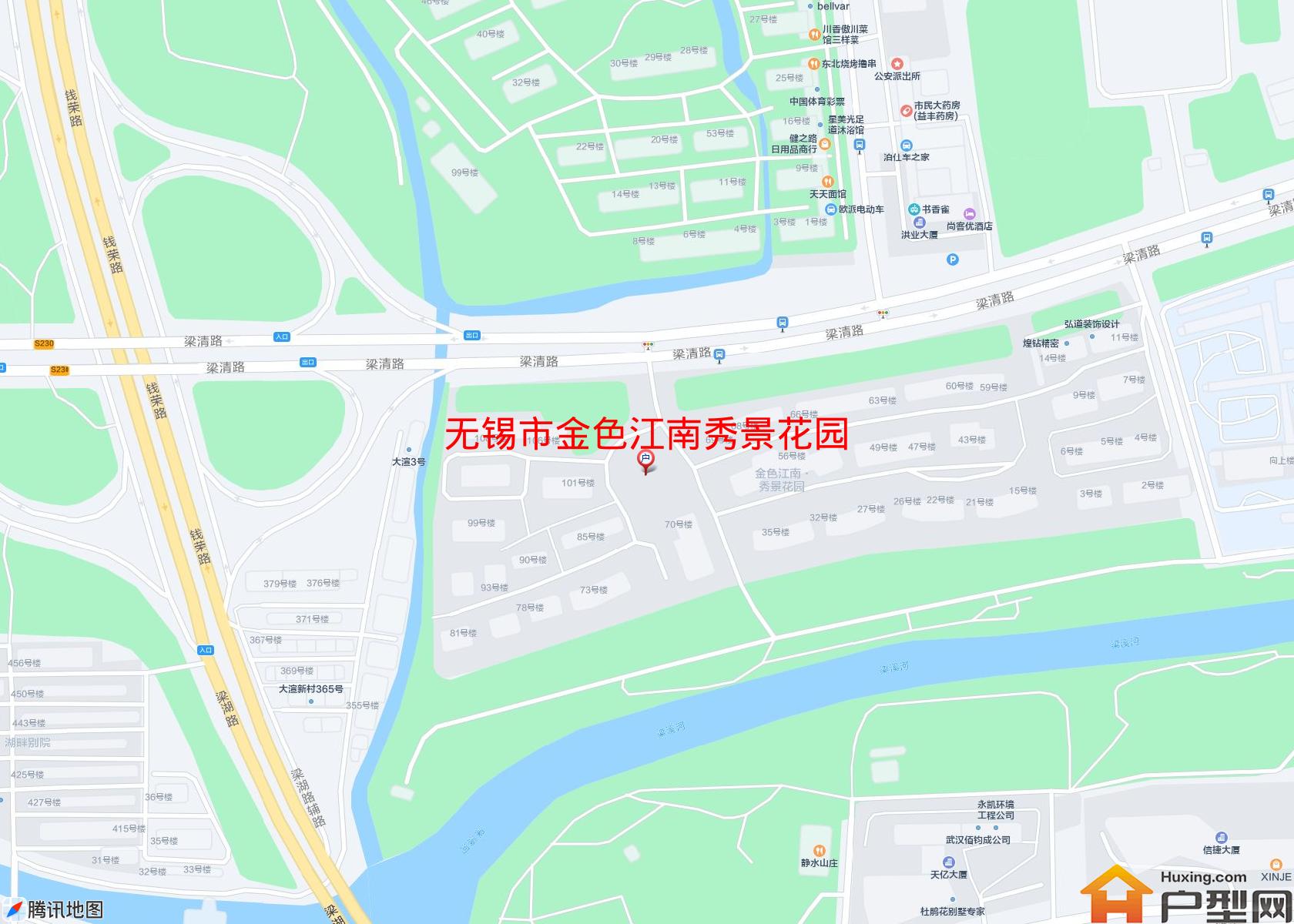金色江南秀景花园小区 - 户型网