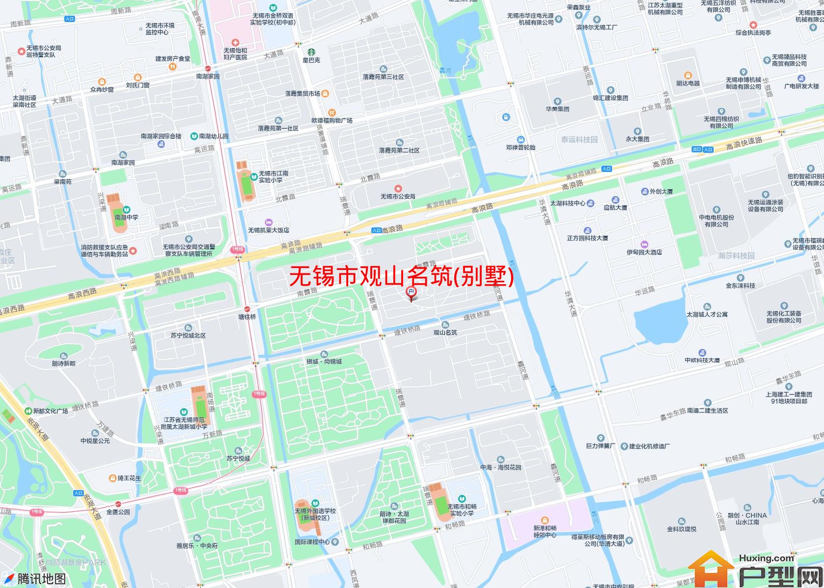 观山名筑(别墅)小区 - 户型网