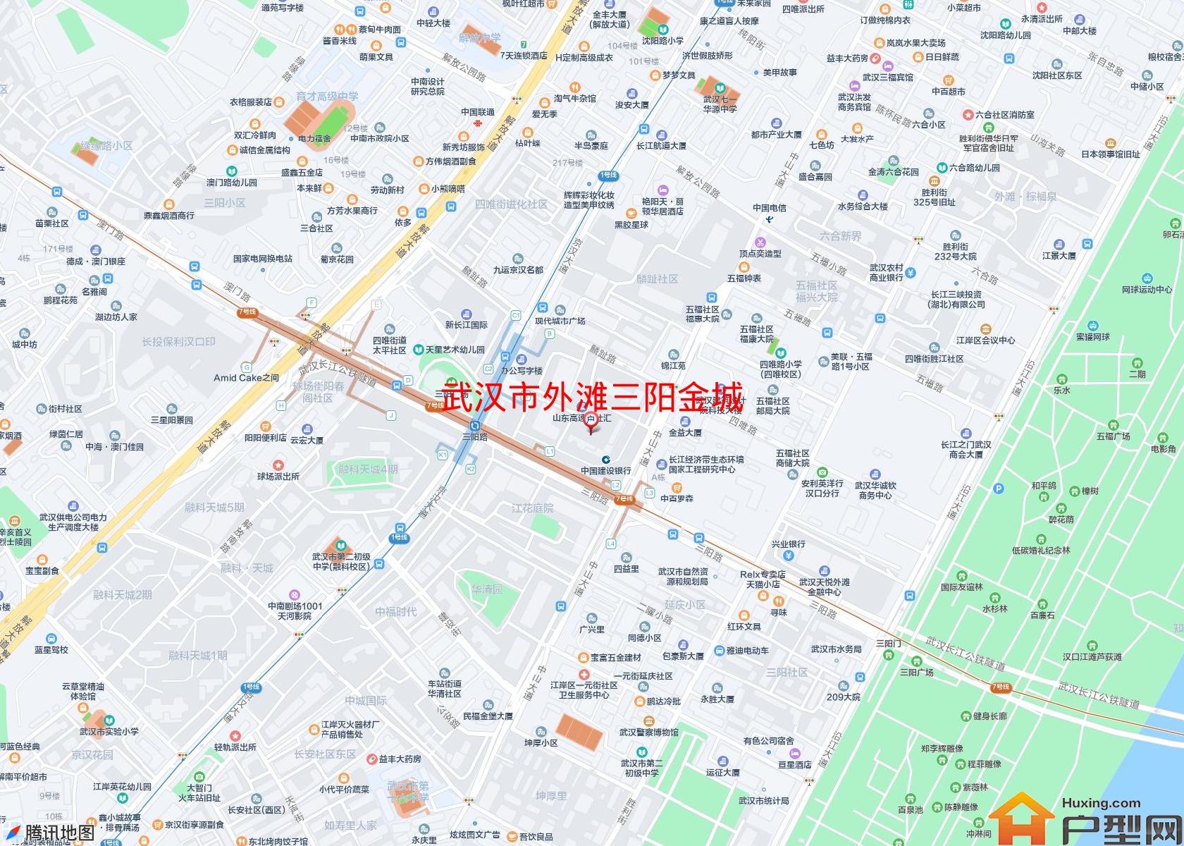 外滩三阳金城小区 - 户型网