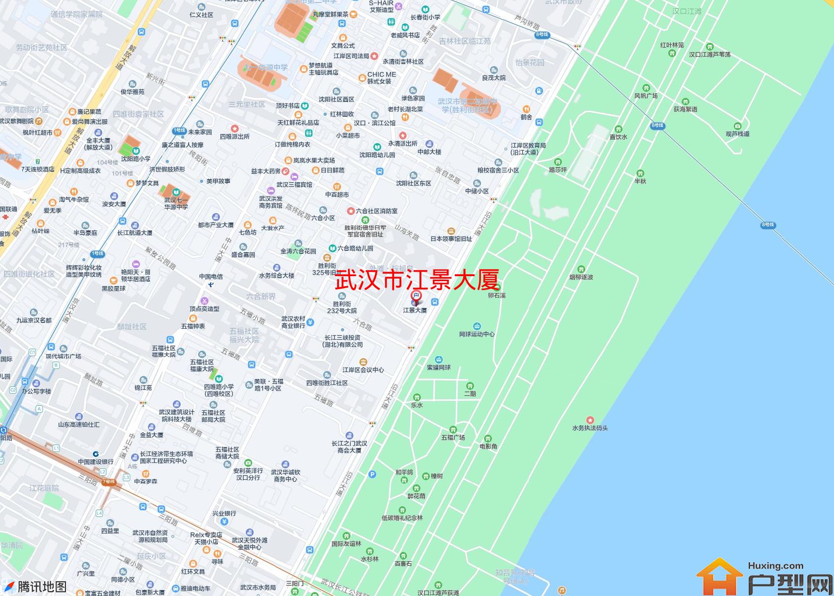 江景大厦小区 - 户型网
