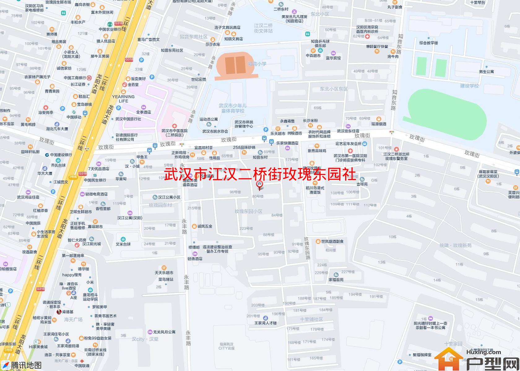 江汉二桥街玫瑰东园社区小区 - 户型网