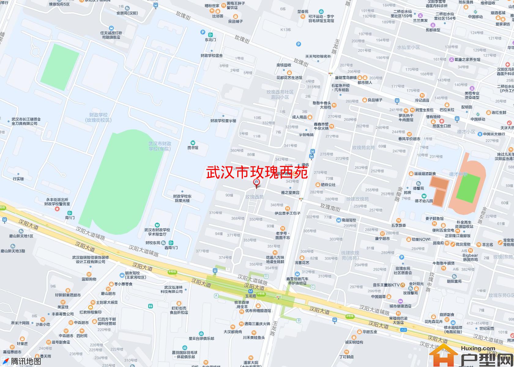 玫瑰西苑小区 - 户型网