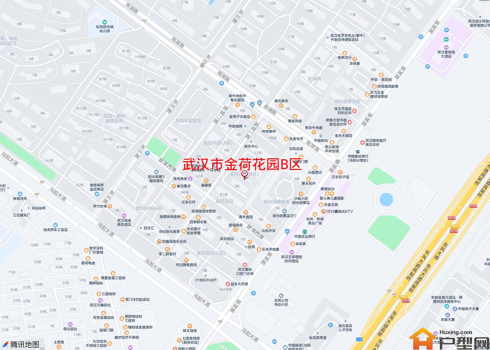 金荷花园B区小区 - 户型网