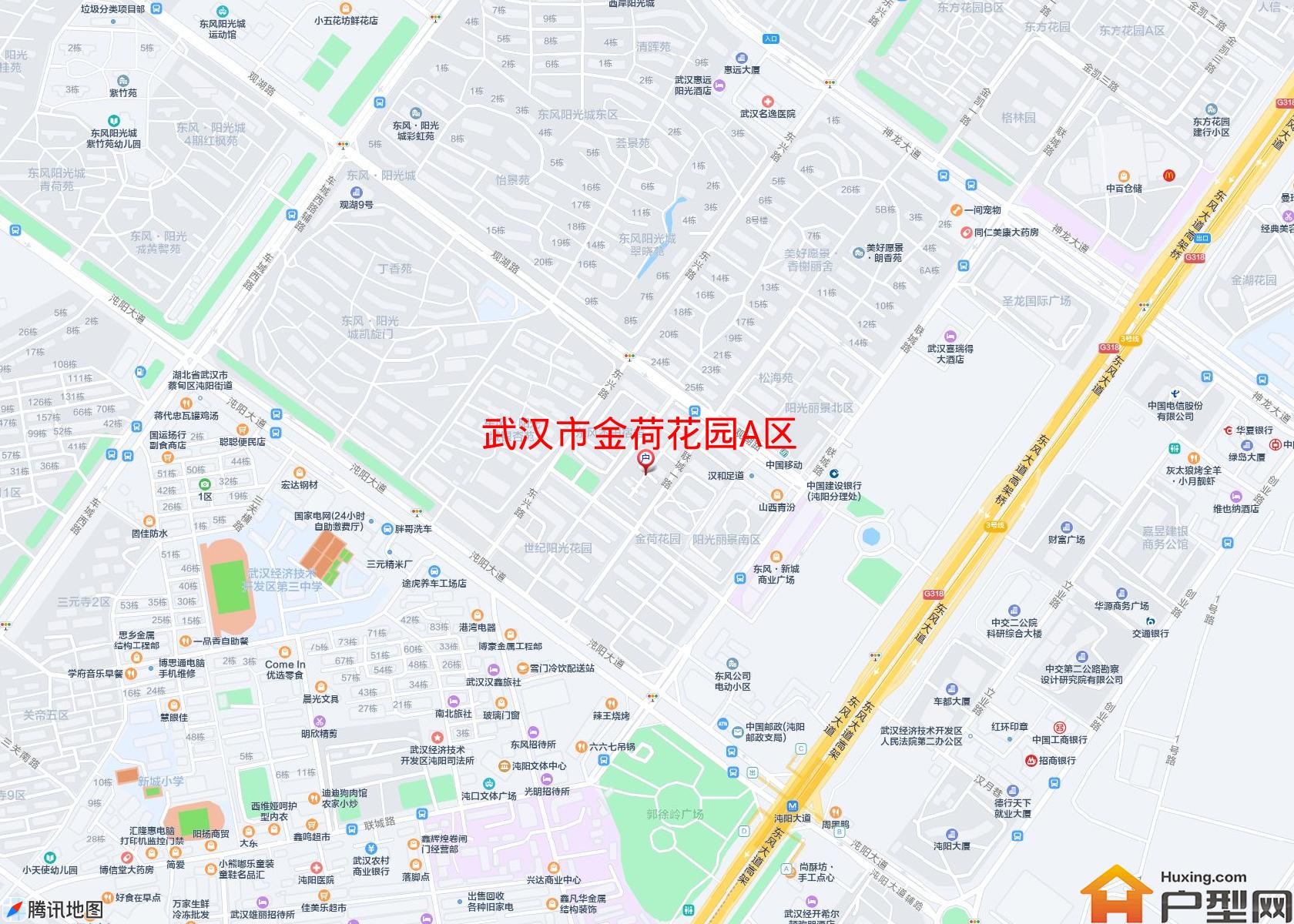 金荷花园A区小区 - 户型网