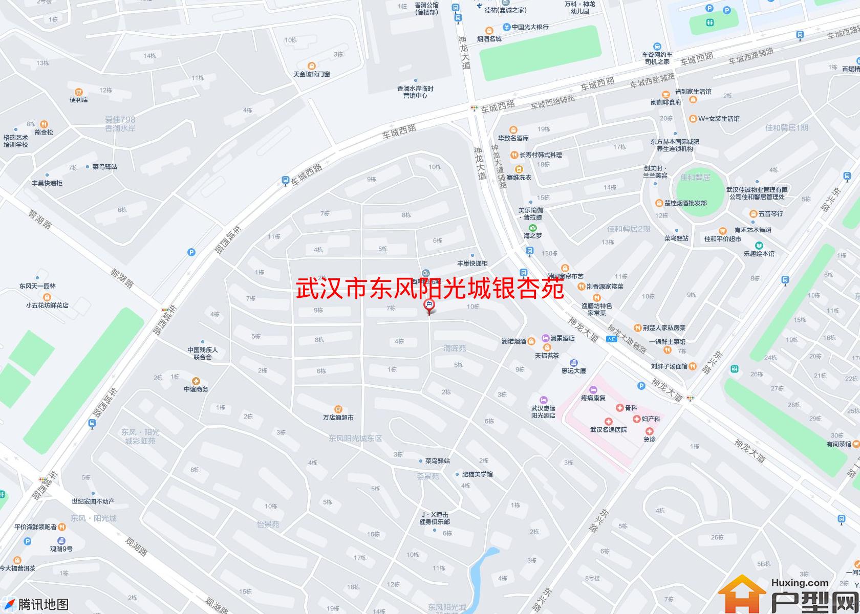 东风阳光城银杏苑小区 - 户型网