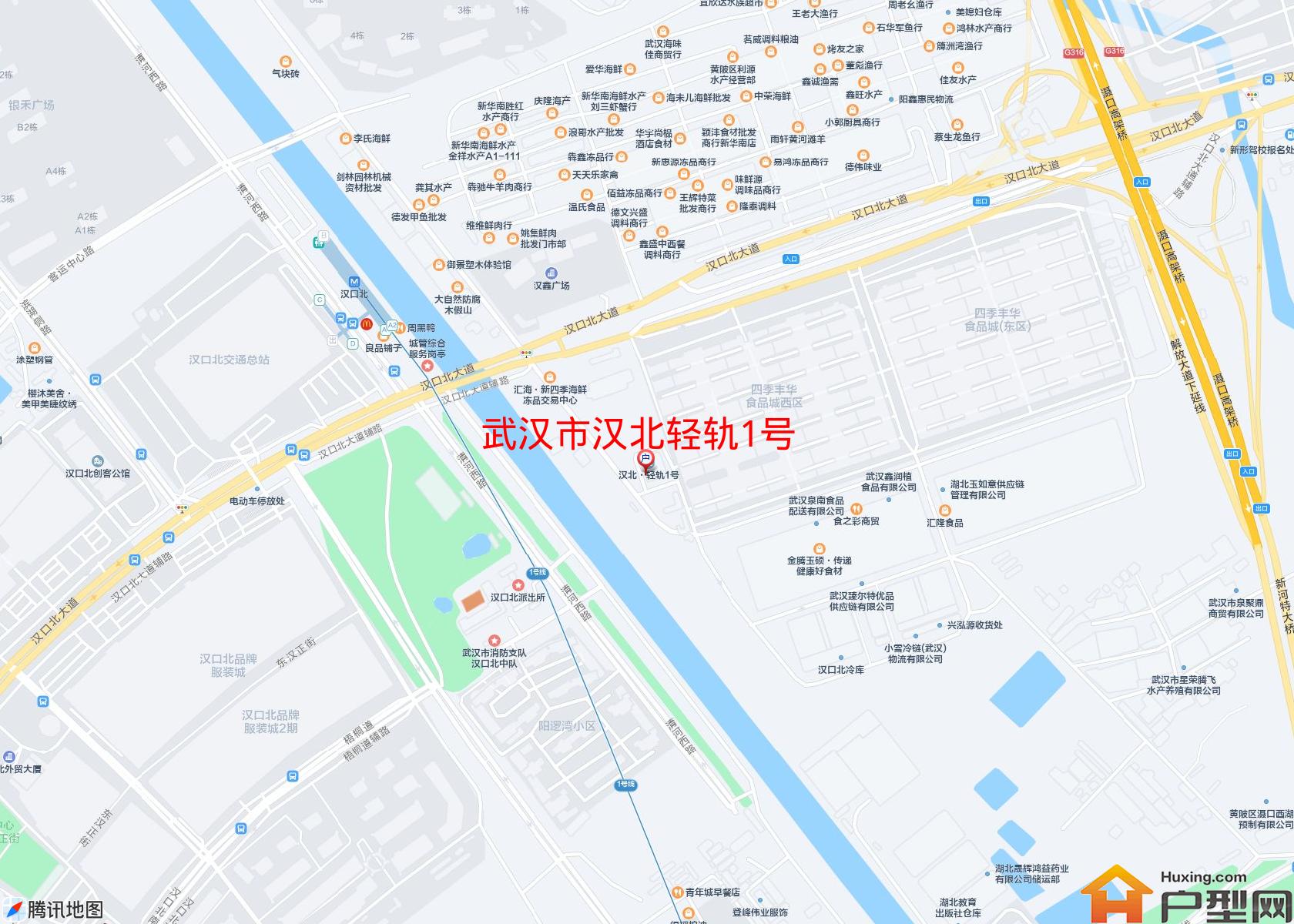 汉北轻轨1号小区 - 户型网