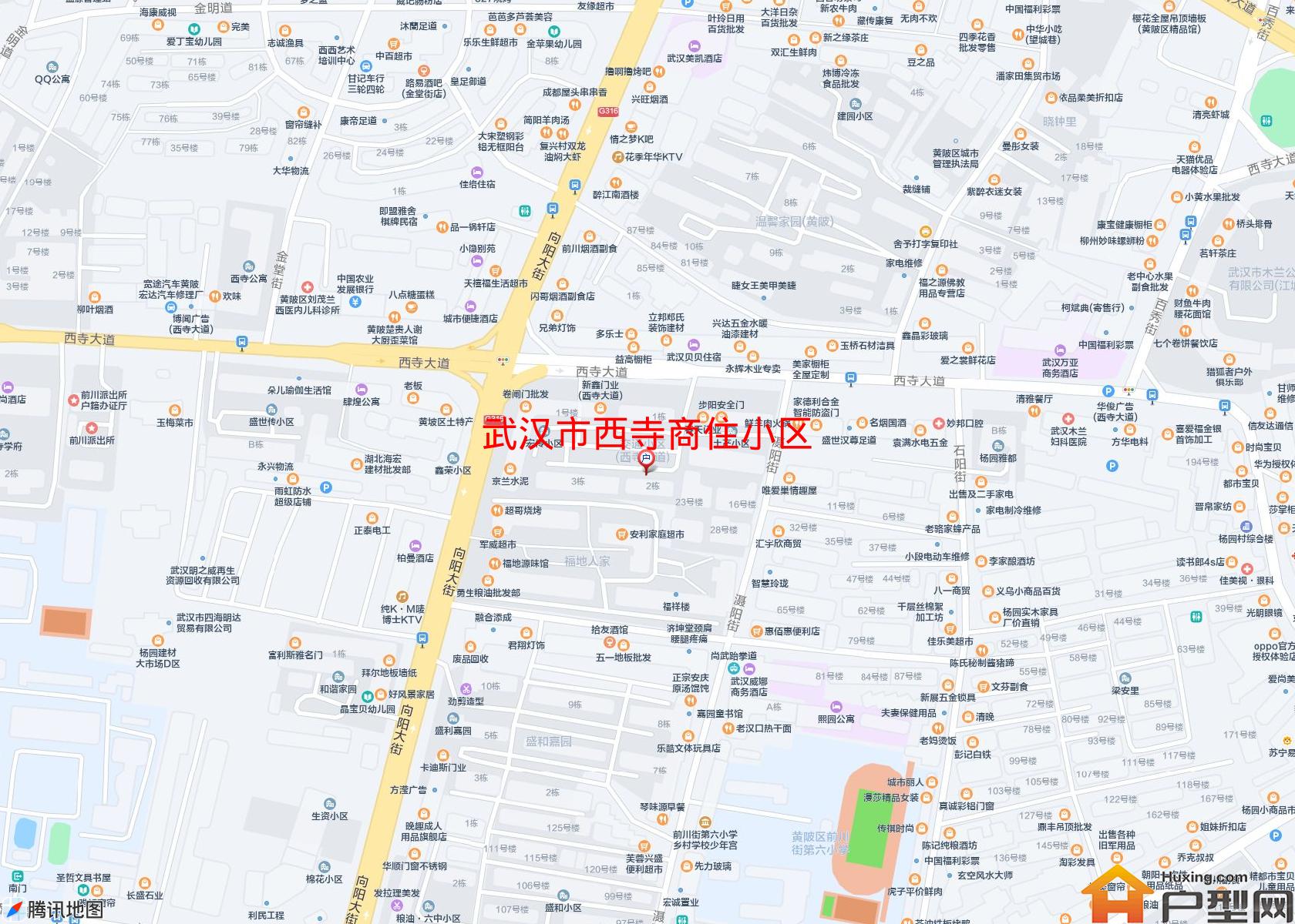 西寺商住小区小区 - 户型网