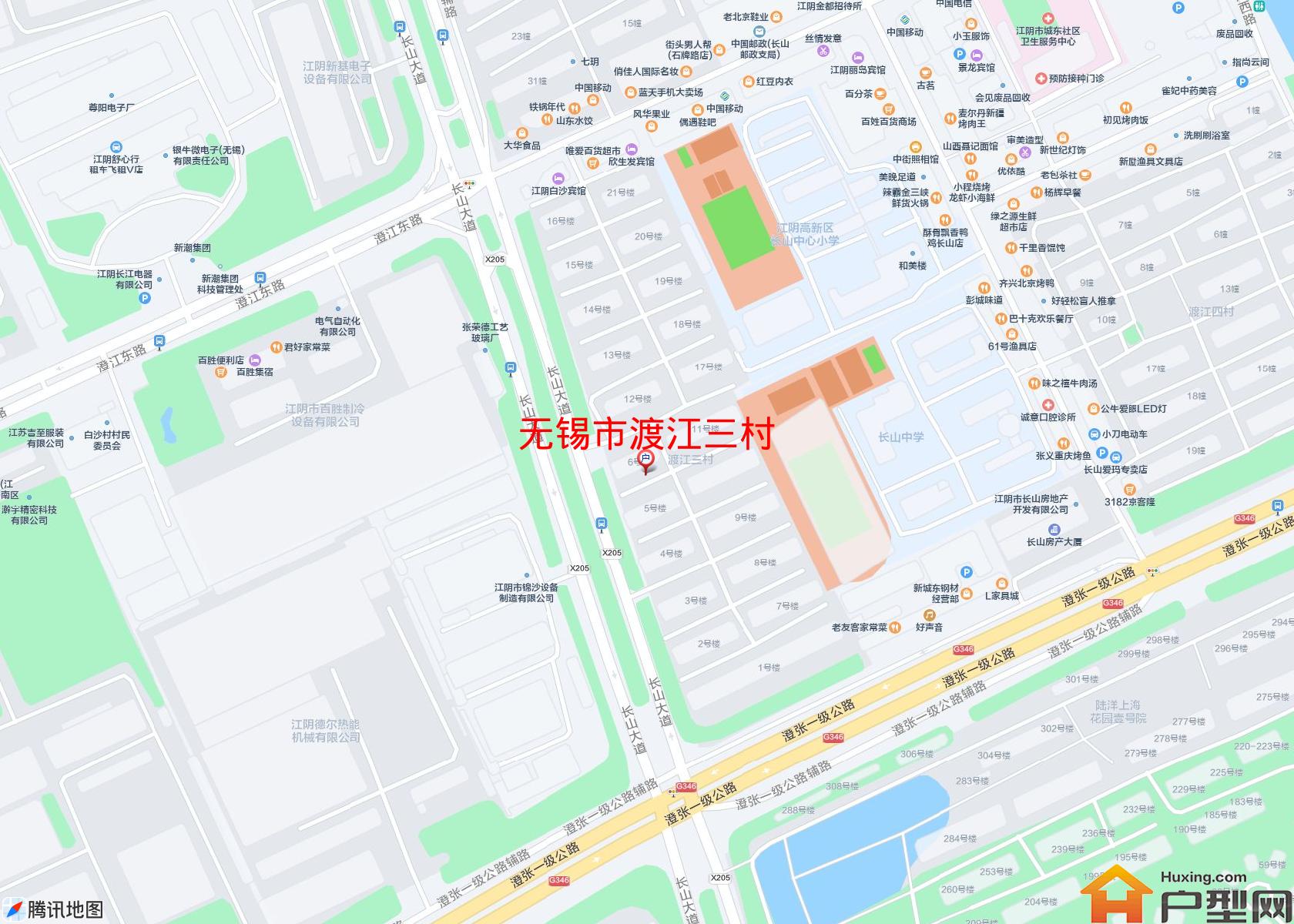 渡江三村小区 - 户型网