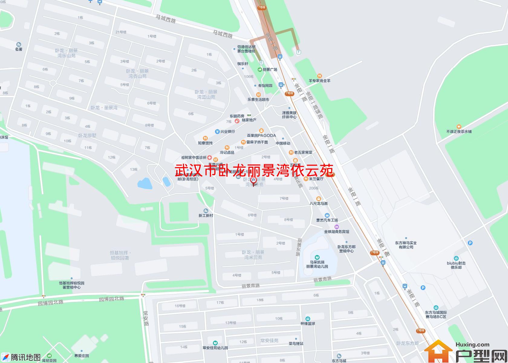 卧龙丽景湾依云苑小区 - 户型网