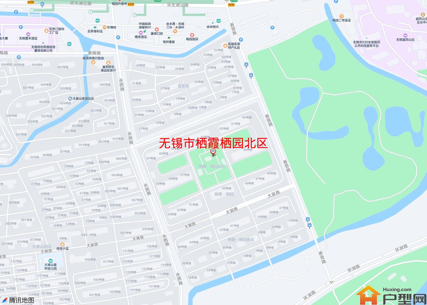 栖霞栖园北区小区 - 户型网