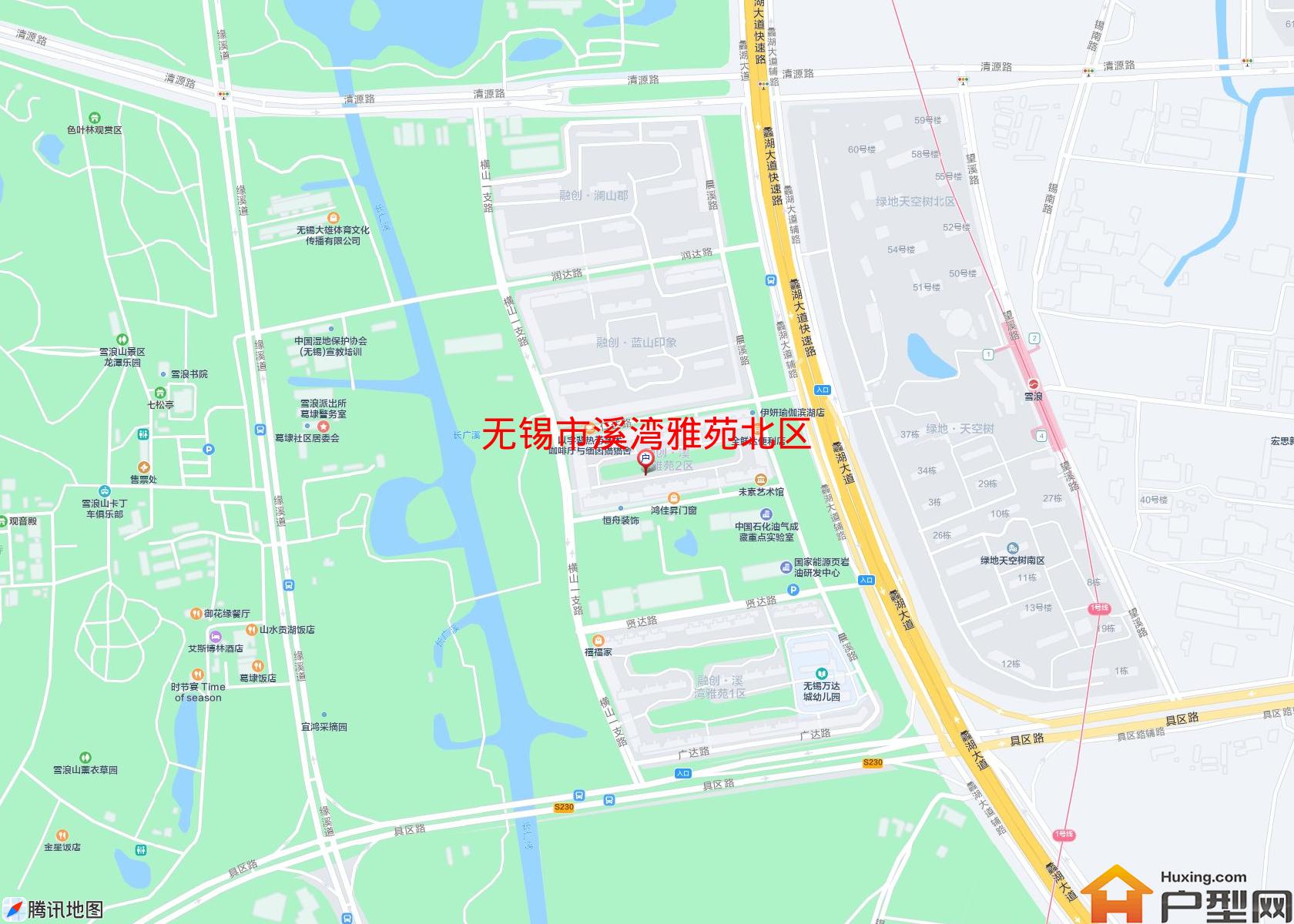 溪湾雅苑北区小区 - 户型网