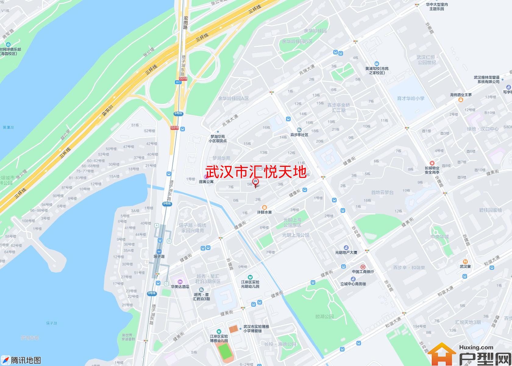 汇悦天地小区 - 户型网