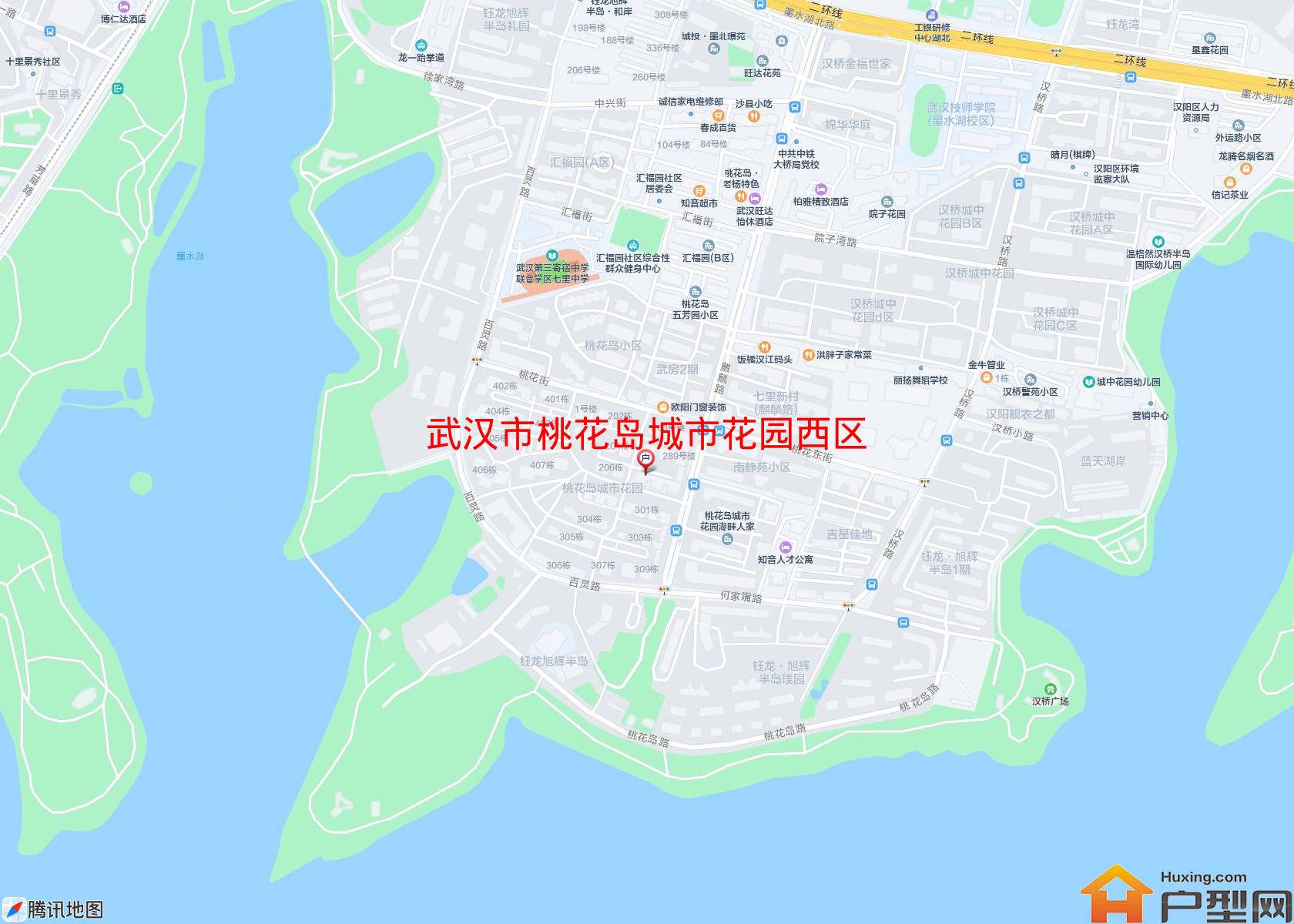 桃花岛城市花园西区小区 - 户型网