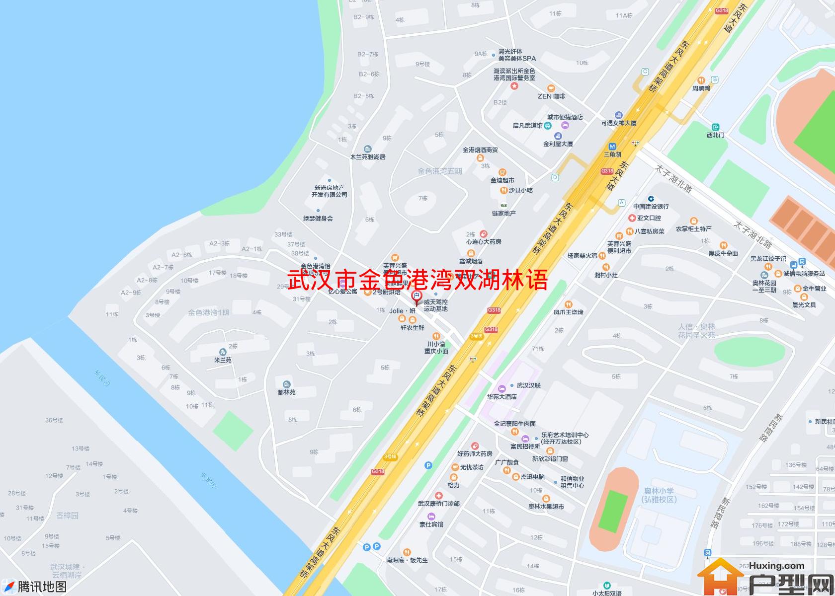 金色港湾双湖林语小区 - 户型网