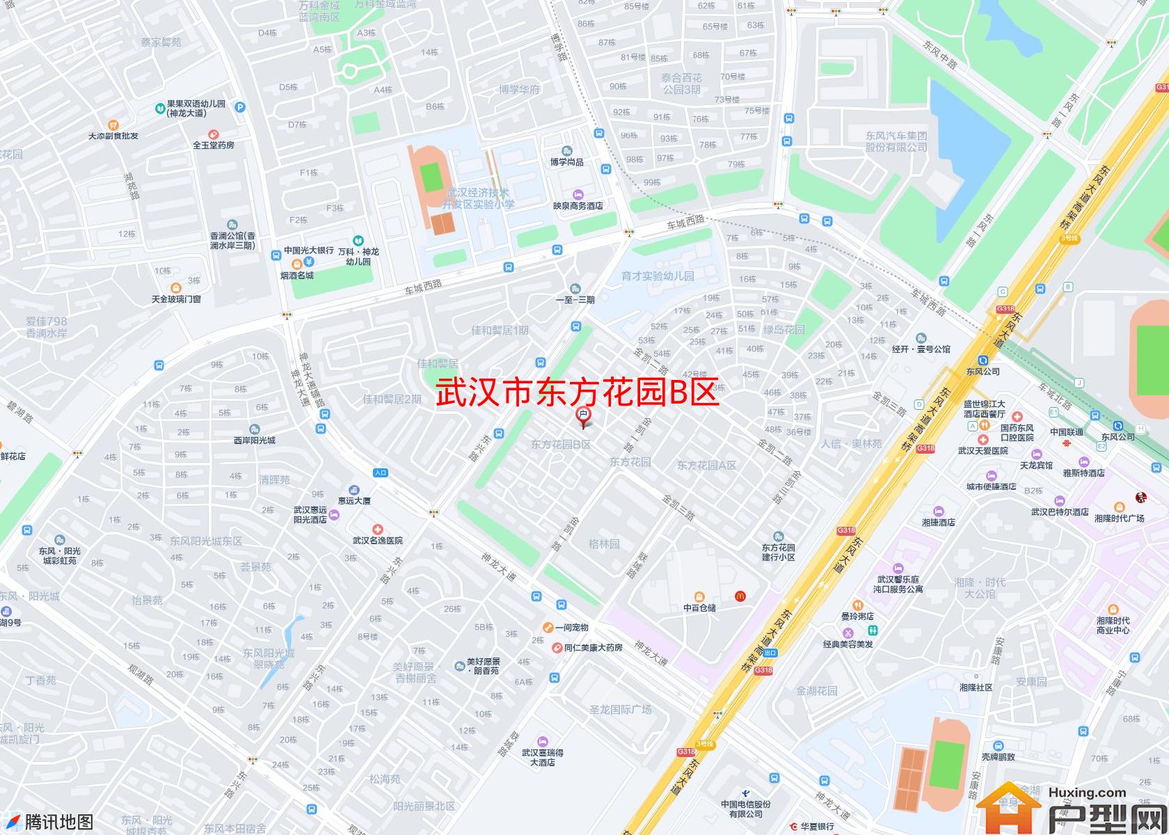 东方花园B区小区 - 户型网