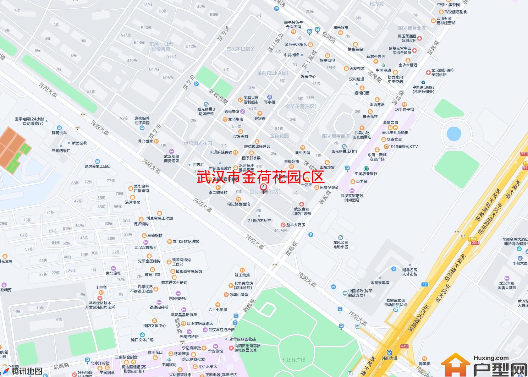 金荷花园C区小区 - 户型网