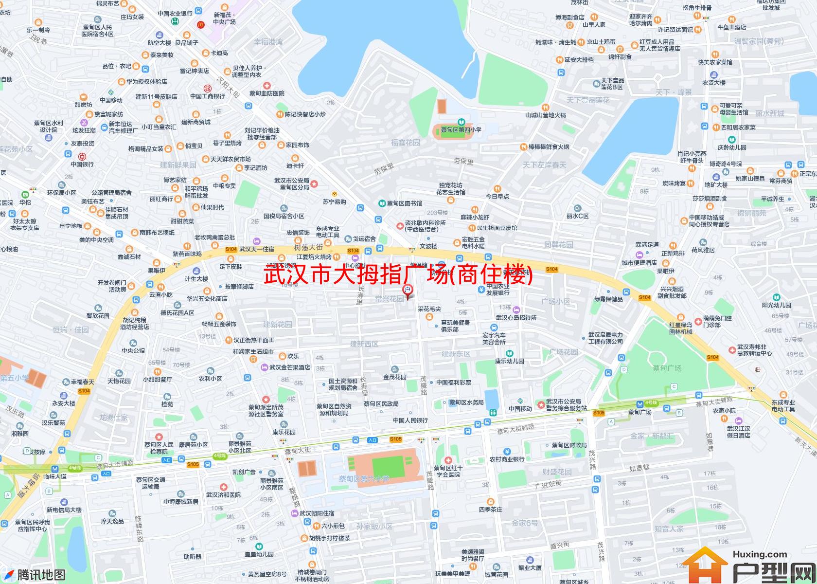 大拇指广场(商住楼)小区 - 户型网