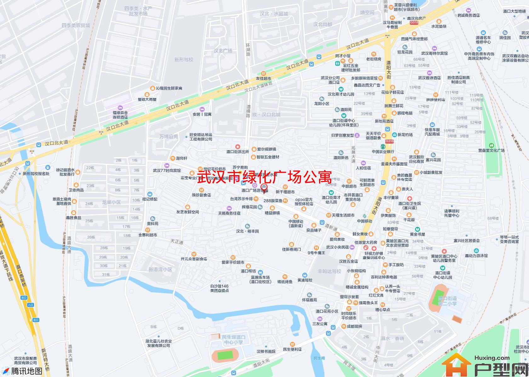 绿化广场公寓小区 - 户型网