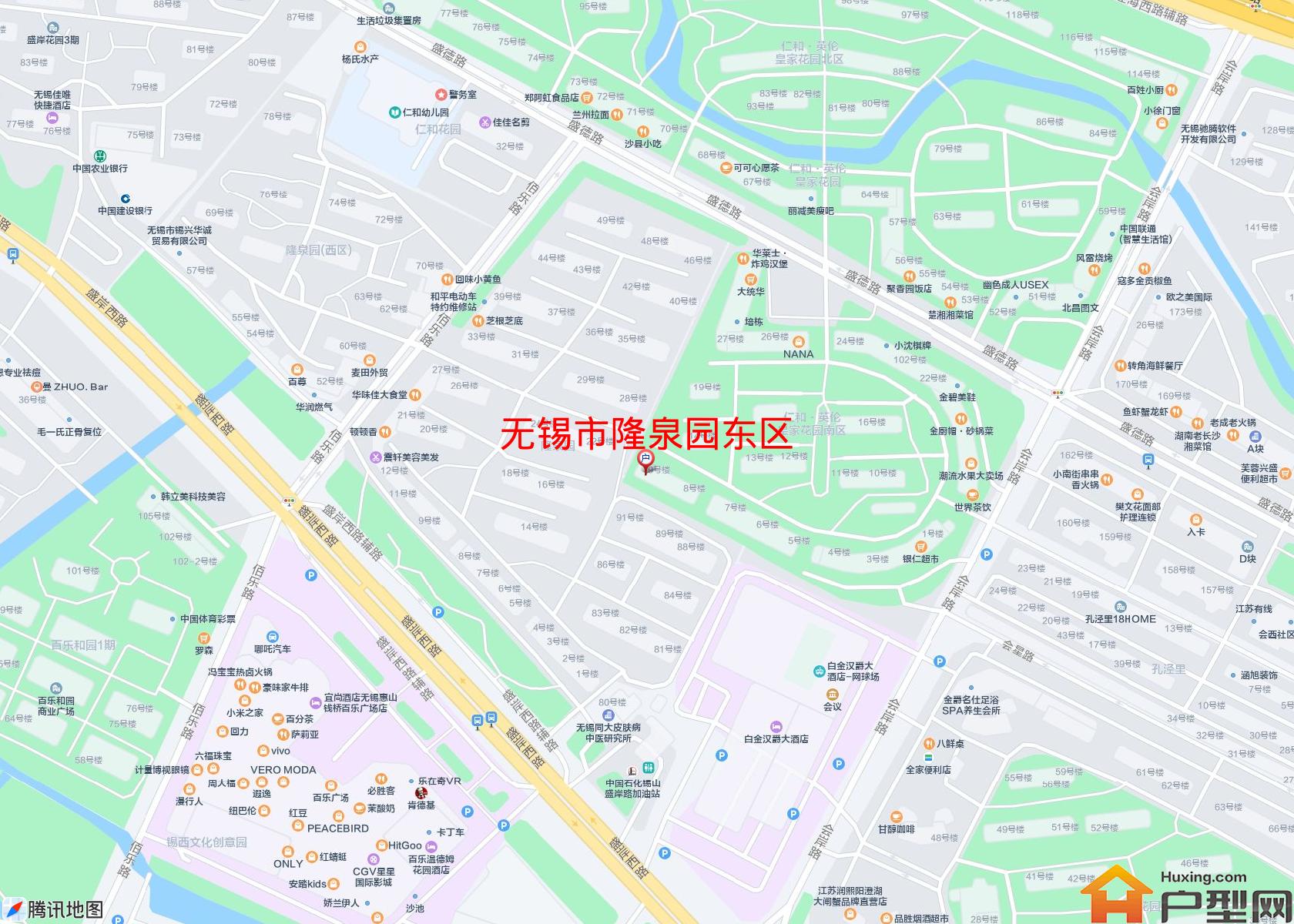 隆泉园东区小区 - 户型网