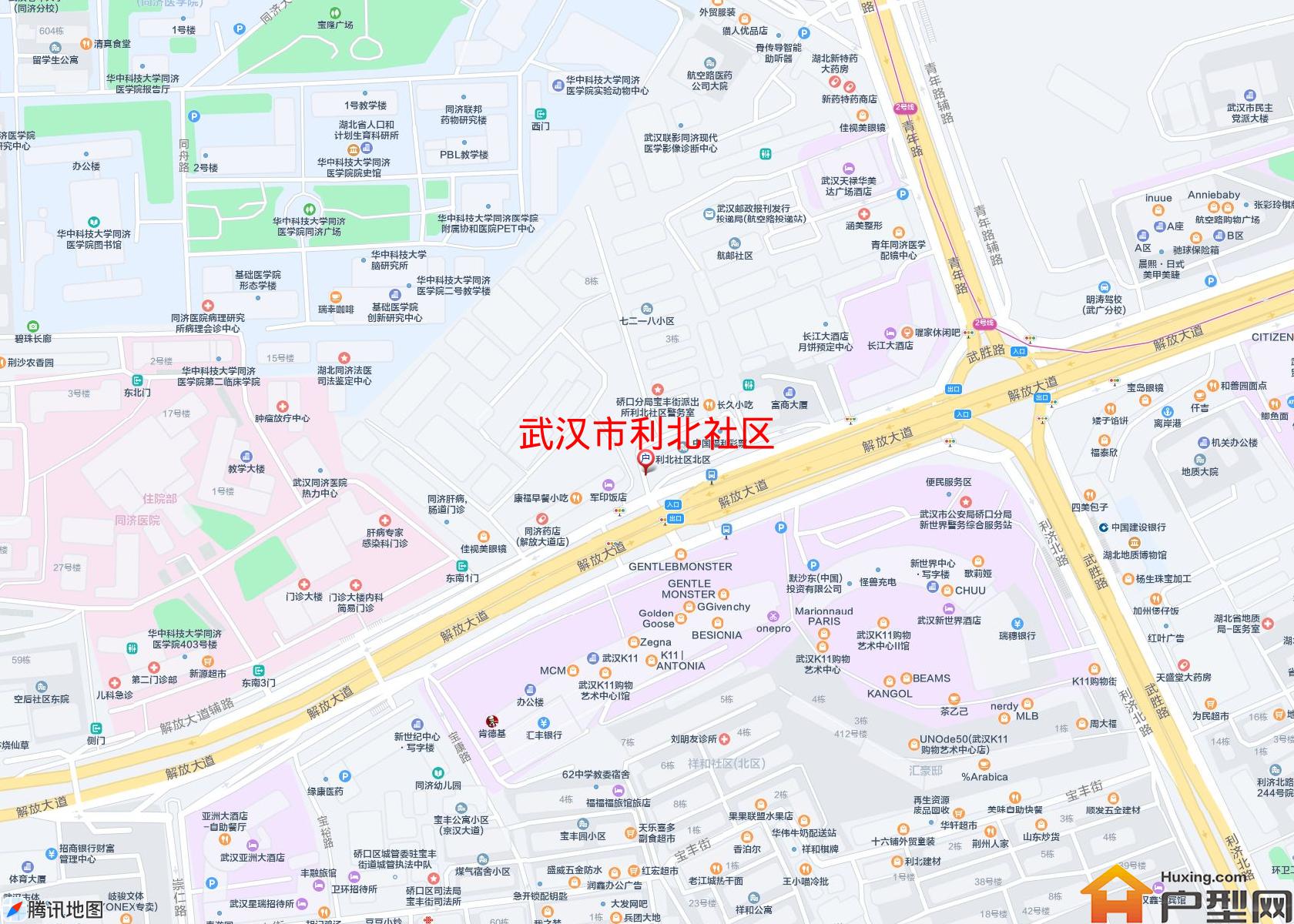 利北社区小区 - 户型网