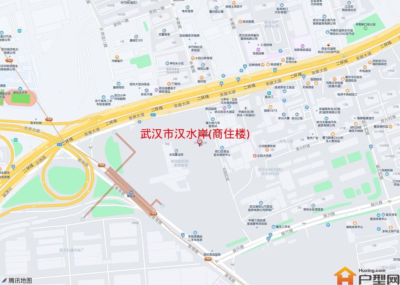 汉水岸(商住楼)小区 - 户型网