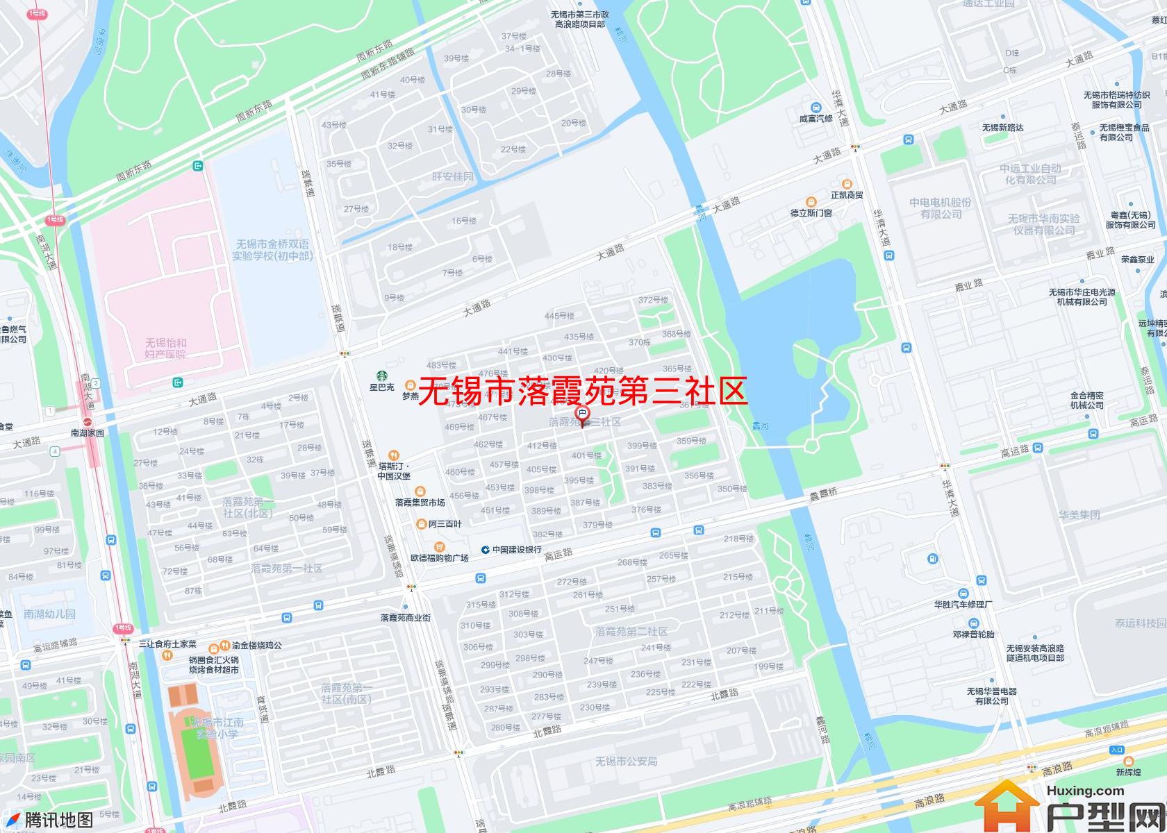 落霞苑第三社区小区 - 户型网