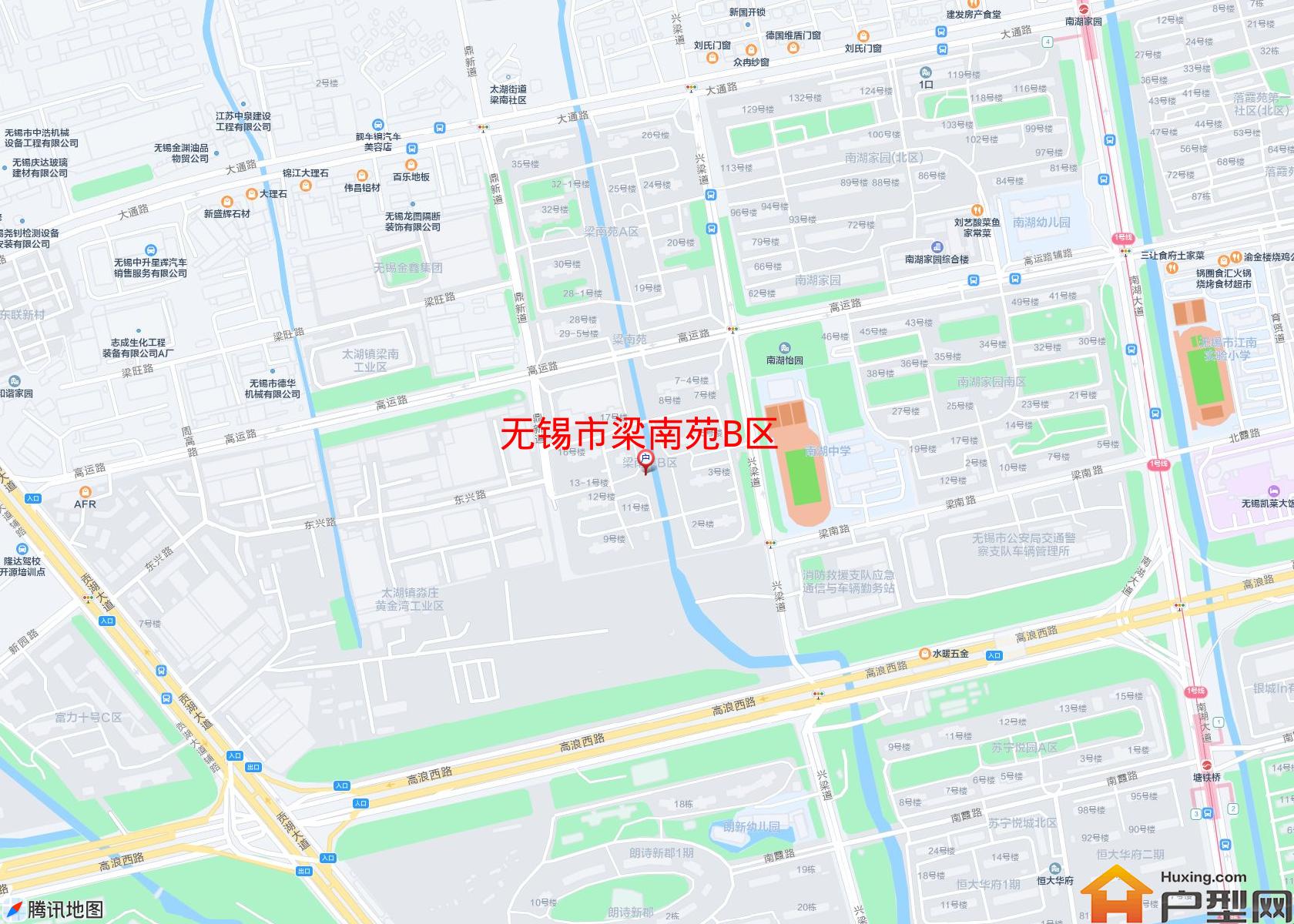 梁南苑B区小区 - 户型网