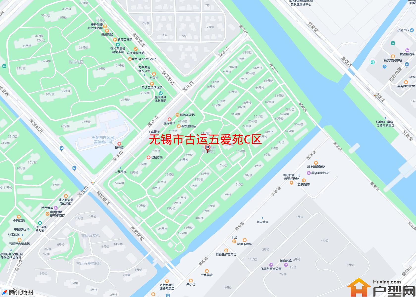 古运五爱苑C区小区 - 户型网