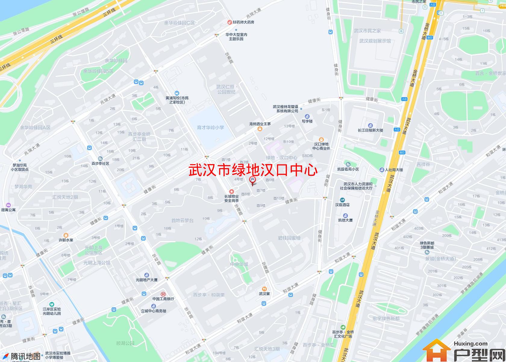 绿地汉口中心小区 - 户型网