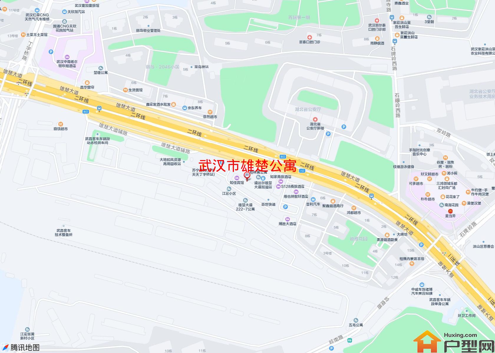 雄楚公寓小区 - 户型网