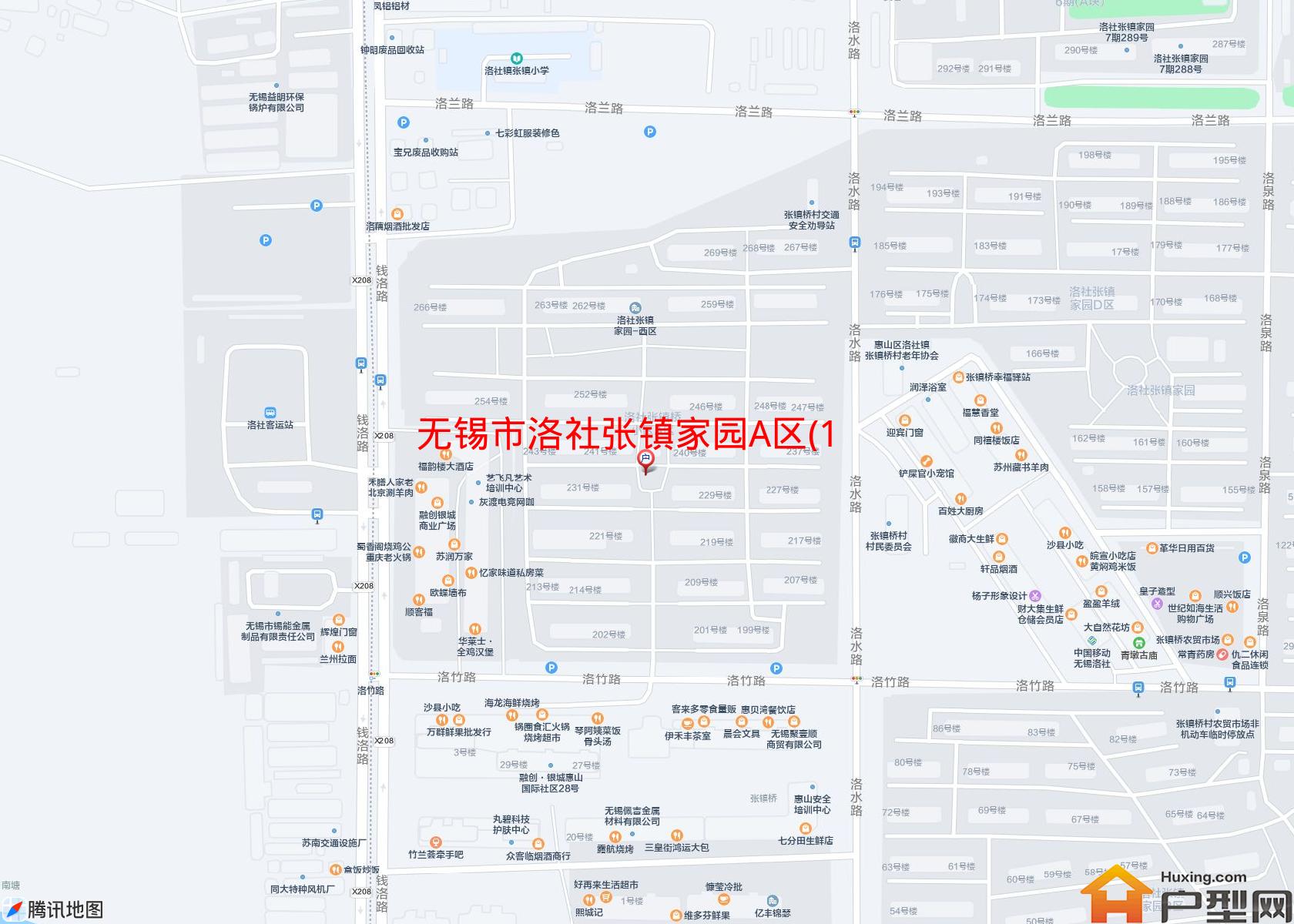 洛社张镇家园A区(199-270)小区 - 户型网