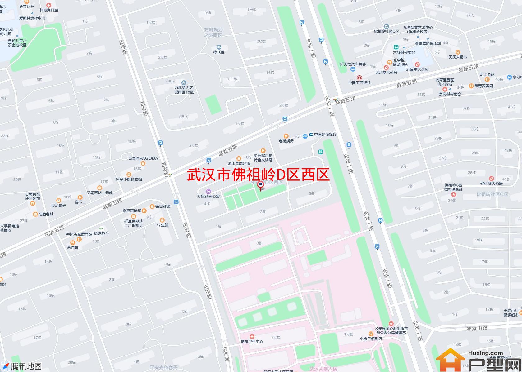 佛祖岭D区西区小区 - 户型网