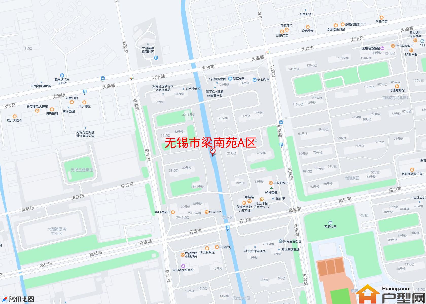 梁南苑A区小区 - 户型网