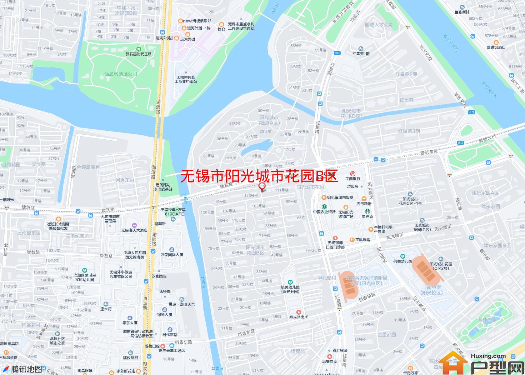阳光城市花园B区小区 - 户型网