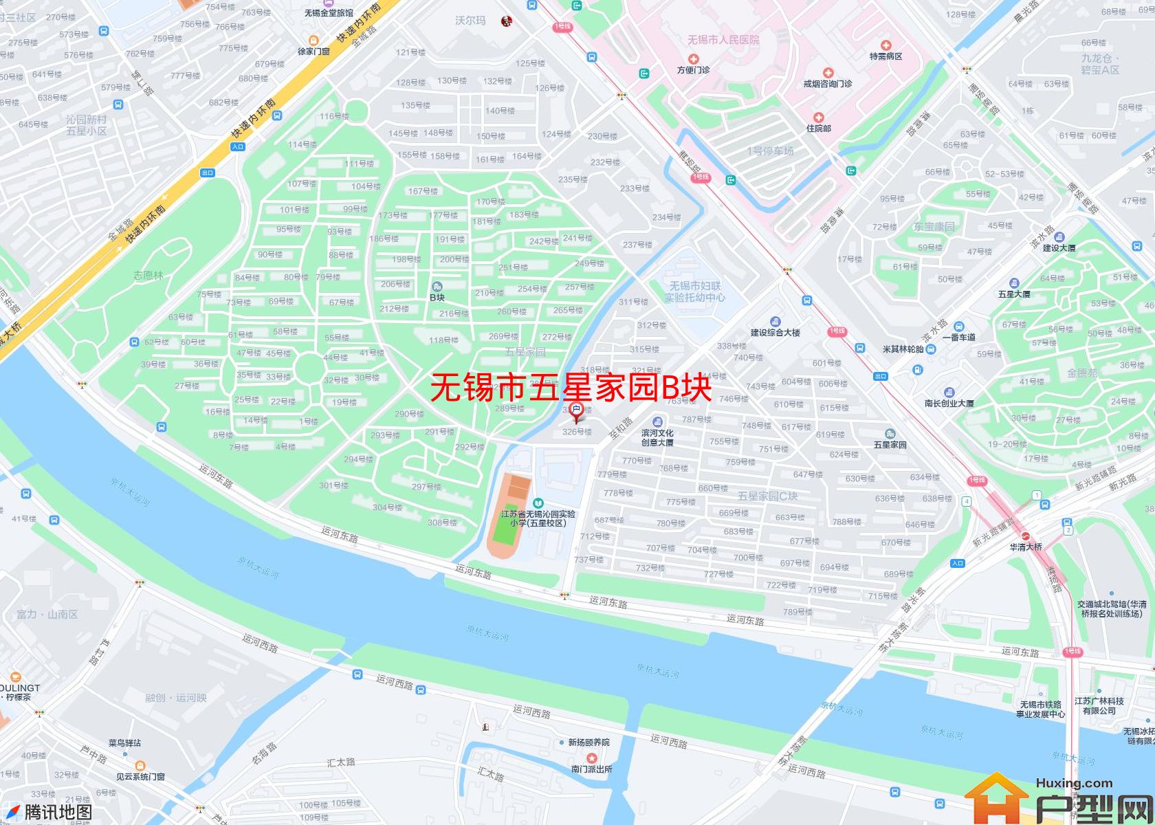 五星家园B块小区 - 户型网